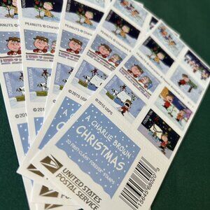 1000 usps forever stamps of A Charlie Brown Christmas